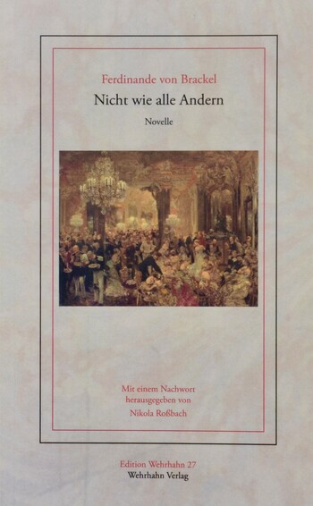 Nicht wie alle anderen von Ferdinande von Brackel.