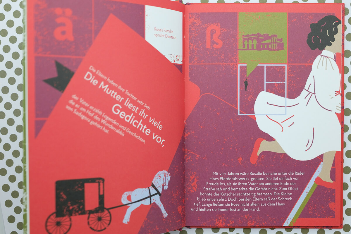 Innenansicht von Rose Ausländers Leben im Wort.